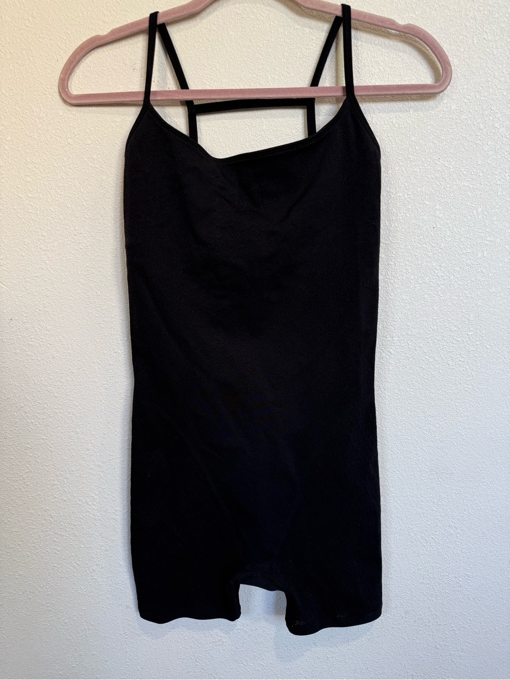 Fabletics 360 Black Seamless Onesie Romper Adjustable Strap Bodysuit - Picture 5 of 10